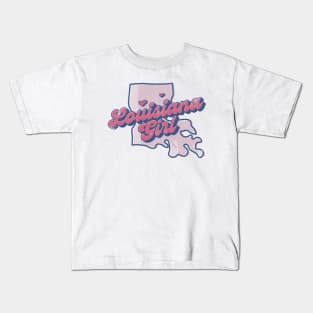 Louisiana Girl Kids T-Shirt